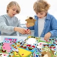 thumbnail image 4 of 24 Sheets Make Your Own Farm Animals Stickers, Cute Farm Animal Make a Face Sticker Sheets Mix and Match Animals DIY Craft Stickers for Themed Birthday Party Favors Supplies, 4 of 4