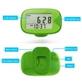 thumbnail image 3 of Graflsoa CR-873 Dual-Line Pedometer with Waist Clip: Track Steps, Calories, Distance & Time, 7-Day Memory, Green Display, 12/24H Clock, Compact Design, 3 of 6