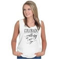 thumbnail image 3 of Colorado is Calling and I Must Go Womens Plus Size Graphic Tank Top Brisco Brands 2X, 3 of 5