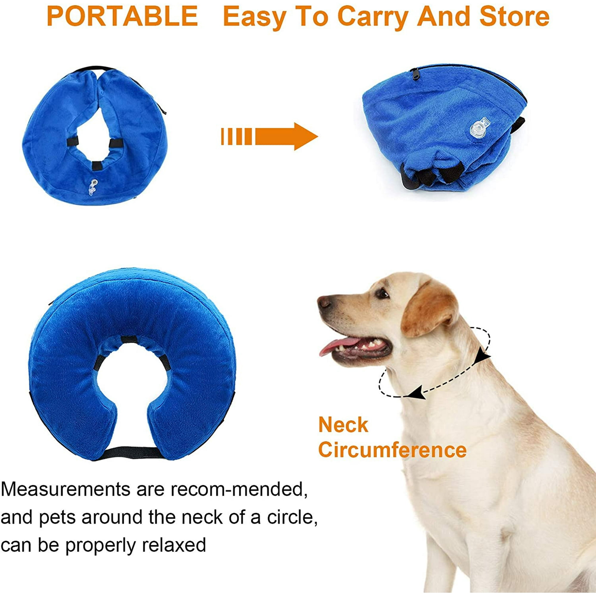 Blow up neck ring for dogs deals