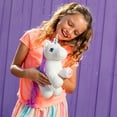 thumbnail image 3 of My Little Pony Glory Retro Unicorn Plush, Soft White Stuffed Animal, Ages 4 and Up, 3 of 4