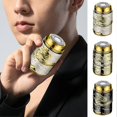 thumbnail image 2 of (Noir) Rasoir Électrique pour Hommes Sculpté Dragon Chinois IPX6 Étanche Type C Rechargeable Mini Voyage Rotatif, 2 of 5