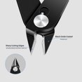 thumbnail image 4 of Micro Wire Cutter Jewellery Wire Cutters Zip Tie Cutters 3-Pack Flush Cut Nippers Precision Small Side Cutting Pliers for 3d Print Plastic Models Jewellery Electronics 5 Inches, 4 of 8