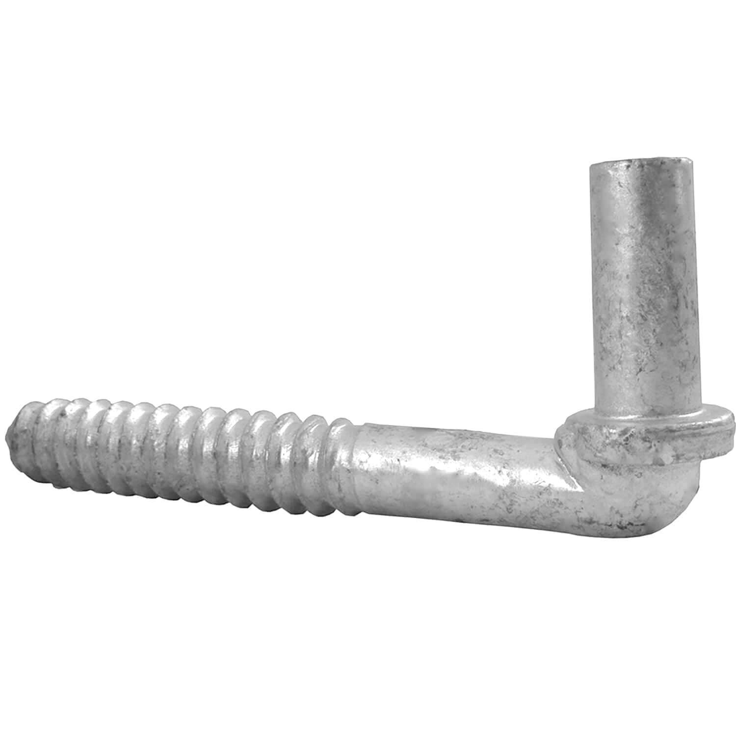 Jake Sales Brand - 4-1/2'  Lag Screw Hinge with 5/8' Pin - Install Gate Hinge Into Wood Post - Galvanized - One Each