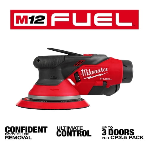 Milwaukee M12 FUEL 12V Lithium-Ion Cordless 6" Random Orbital Sander
