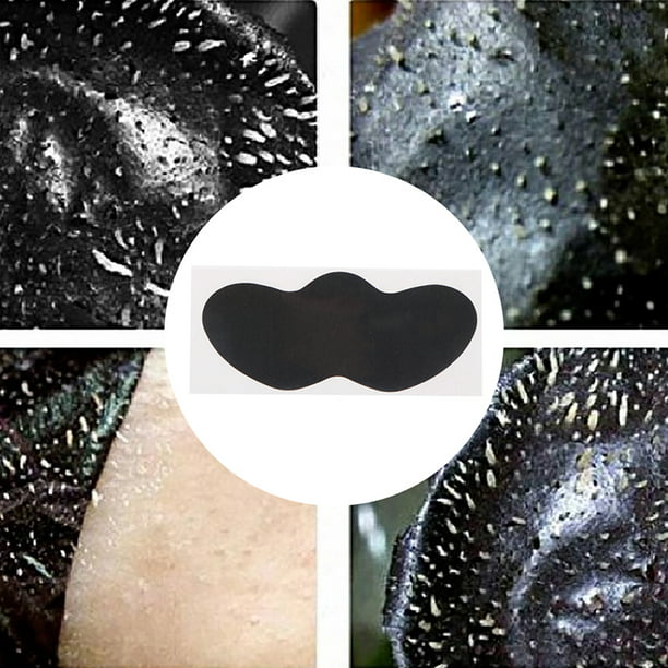 50 Pcs Bamboo Charcoal Blackhead Remover Mask Black Dots Spots Nose Sticker  