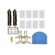 thumbnail image 2 of Main Side Brush Primary Filter Mop Compatible for C30B XR500 E30 800T 820S -5555 Vacuum Cleaner, 2 of 5