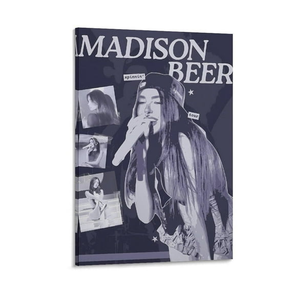 Madison Beer 4 Canvas Poster Wall Decorative Art Painting Living Room Bedroom Decoration Gift