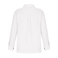 thumbnail image 5 of Enjoytime Dressy Blouses for Women Solid Color Long Sleeve Button Down Shirt Collared Neck Casual Business Office Tops White S, 5 of 7