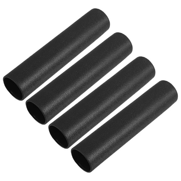 Niceauty Gym Machine Attachment Durable Black Plastic 4Pcs Fitness Equipment Handle Grips