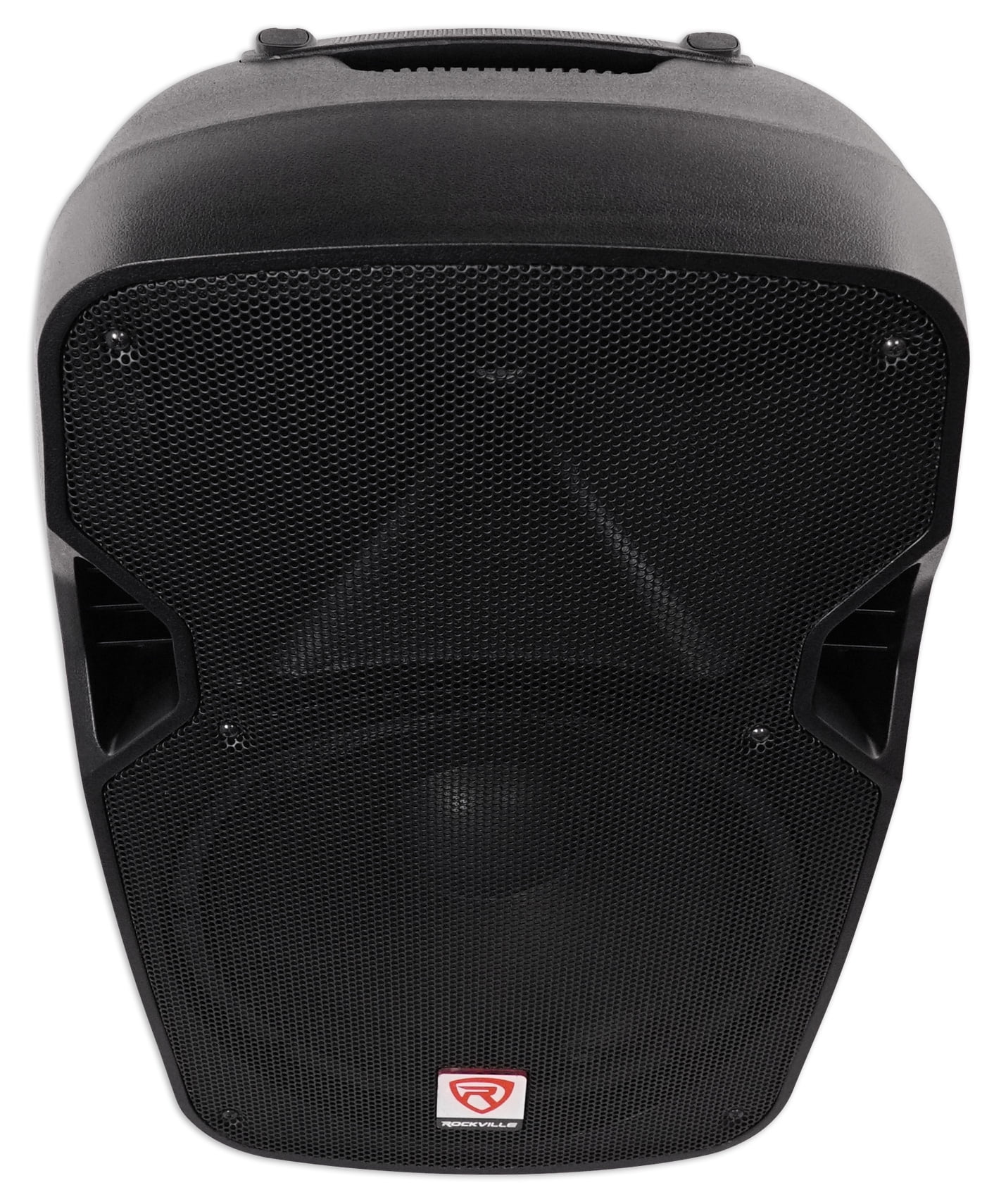 DJ Package w/ (2) 12" Speakers+Bluetooth Amplifier+Facade+Mics+Stands+Cables+Bag