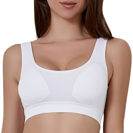 

Women Sports Bras Solid Color Yoga Workout Vest Crop Tops