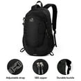 thumbnail image 6 of WATERFLY Unisex 30L Small 600D Durable Hiking Travel Nylon Backpacks Daypack,Black, 6 of 7