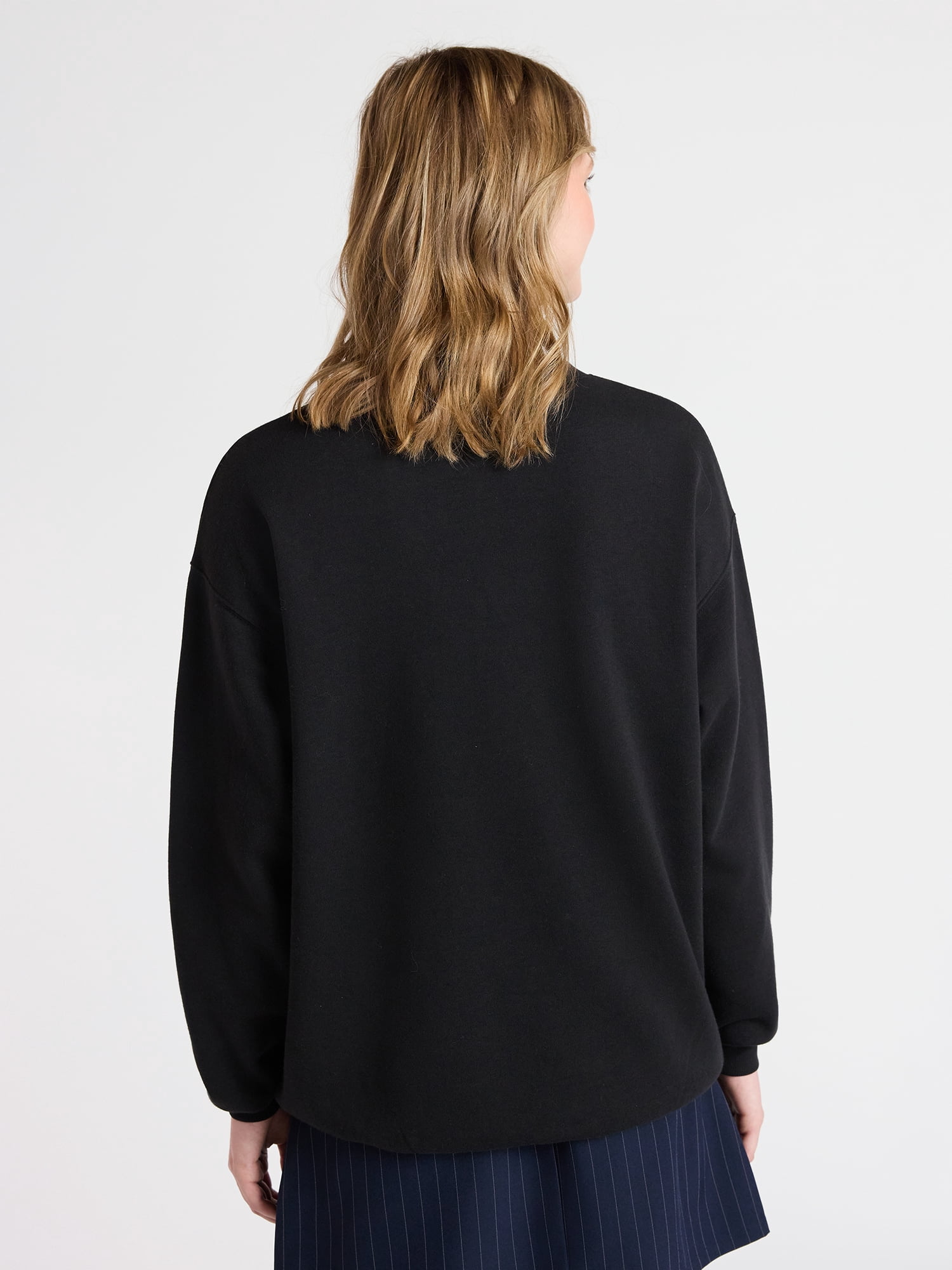 Netflix Stranger Things Oversized Fleece Sweatshirt from No Boundaries, Women’s Plus