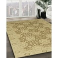 thumbnail image 2 of Ahgly Company Indoor Square Abstract Cinnamon Brown Oriental Area Rugs, 6' Square, 2 of 6