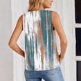 thumbnail image 2 of TaTaai Women Printed Satin Tank Top V Neck Sleeveless Soft Smooth Breathable Machine Washable No Fading Lightweight Casual Fashion Daily Top Gift, 2 of 7