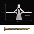 thumbnail image 4 of Elodie 400pcs Wall Plugs and Screws Anchor Kit Tapping Home Metal Drywall Plastic, 4 of 8