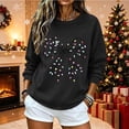 thumbnail image 3 of Ichuanyi Christmas Sweatshirts for Women Christmas Graphic Long Sleeve Shirt Xmas Holiday Crewneck Pullover Tops, 3 of 6