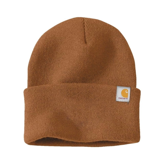 Gorro Carhartt de punto con puños para hombre Carhartt Brown