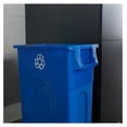 thumbnail image 6 of Highboy Recycling Container, 23 Gallon, Space Saving Slim Profile and Easy Bag Removal for Indoor or Outdoor use, Recycle Blue, 6 of 7