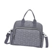 thumbnail image 2 of Bolsa de pañales Bolsa de pañales Portátil Elegante Bolsa de pañales de viaje de gran capacidad para mamá gris, 2 of 8