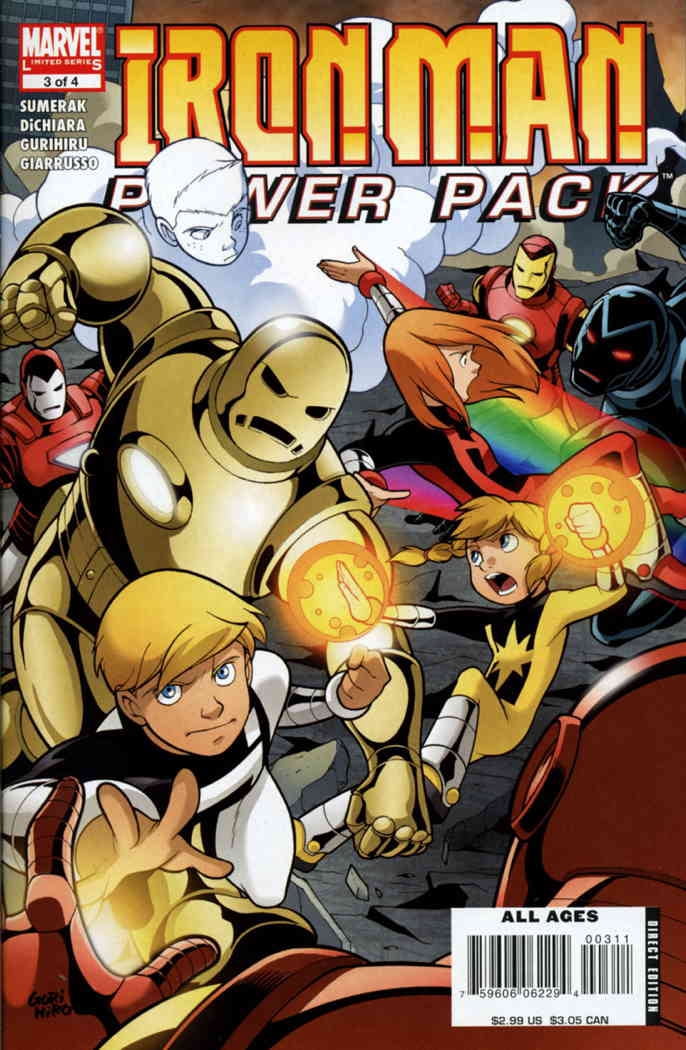 Cover of Iron Man and Power Pack #3