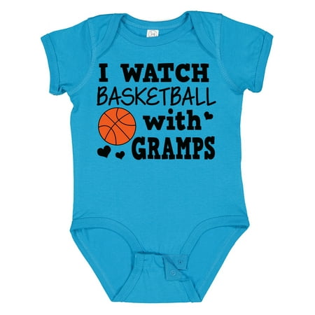 

Inktastic I Watch Basketball with Gramps Gift Baby Boy Bodysuit