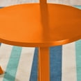 thumbnail image 3 of Lola Outdoor Iron 3 Piece Bistro Set, Matte Orange, 3 of 8