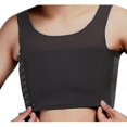 thumbnail image 3 of Tomboy Lesbian Breathable Chest Binder Short Corset Vest Breathable Elastic Sport Bra Tank Top, 3 of 3