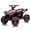 Pink, variant on Goldensoil 12V Kids Ride-on Atv, Battery-Powered, LED Lights,High/Low Speed,USB,Treaded Tires,Yellow