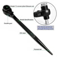 thumbnail image 4 of 14-17mm Ratchet Podger Spanner Double Ended Socket Ratcheting Podger Scaffold Wrench, 4 of 6
