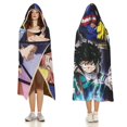 thumbnail image 3 of My Hero Academia Wearable Blanket Cloak Arctic Velvet Hooded Blanket Soft Fuzzy Hoodie Blanket Cape for Adults Kids 40"x50", 3 of 8