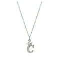 thumbnail image 2 of (2-Pack) Rinsvye 26 English Letters Full Chain Necklace Pendant Necklace for Women Mens Pendant Necklaces Rhinestone Necklaces A Z M Necklaces 26 Alphabet initial Necklaces for Teen Jewelry, 2 of 9