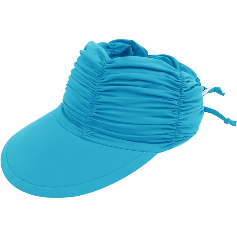〽️Women Peacock Blue Reflective Folding Hat Design UPF 50+ Sun Protection Sport BLSCODE Women main image 3