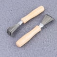 thumbnail image 1 of HEANUJJ Hair Brush Cleaner Tool Set 3Pcs for Salon Use with Ergonomic Design Light Brown Random Color Handle, 1 of 8