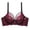 Wine-06, variant on Perfectbot Lace Sheer Bras for Women, Sexy Push Up Breathable Balconette Demi Unlined Wireless Bra