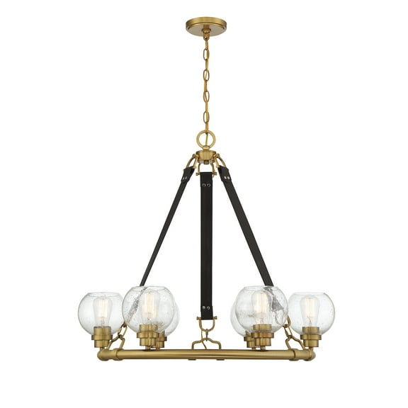 Bozeman 6-Light Chandelier in Warm Brass