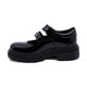 thumbnail image 5 of Zapato escolar Coqueta para niña de charol negro Jazz con doble hebilla, 5 of 6