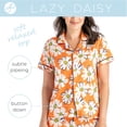 thumbnail image 3 of Hello Mello Signature Lounge Top and Shorts, 2-Piece Pajama Set, Lazy Daisy Large/X-Large (Women's), 3 of 7