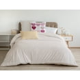 thumbnail image 3 of 18" x 18" Simply Daisy Patterned Hearts Polyester Accent Pillow, Pink Qty 1, 3 of 3