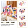 thumbnail image 2 of Yayeee Collapsible Cube Storage Bin with Lid Fabric Closet Decorative Basket with Handles, Art Geometric, 2 of 7