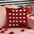 thumbnail image 6 of Specollect 2 Pcs Valentines Day Pillow Cover, Soft Linen Decorative Cushion for Sofa Living Room Bedroom, Pressure Relief, 6 of 8