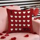 thumbnail image 4 of Cubiertas de Almohada de Navidad Cubierta de Almohada de Día de San Valentín Cojín Decorativo Del Sofá de la Sala de Estar, 45x45cm Rojo Nylon Spandex Cubierta Sofás para la Sala de Estar, 4 of 6