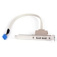 thumbnail image 1 of cable adaptador Cabezal de placa base IDC de 9 pines a cable USB 2.0 dual para computadora de escritorio FLhrweasw El nuevo, 1 of 7