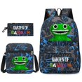 thumbnail image 1 of Three-piece Set Garten Of Banban Game Peripheral Two-dimensional Backpack Student Schoolbag Shoulder Bag Pencil Case, 1 of 5