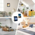 thumbnail image 5 of 2 Pack 5 x 8 Picture Frames with Plexiglass, Horizontal Vertical Mounting Wooden Wall Frames, Display Photo Poster Frames for Gallery Tabletop Home Decor Desk Office Living Room (Black, White), 5 of 7