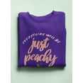 thumbnail image 3 of Peachy Keen Ii Sweatshirt Women -Grace Popp Designs, Female x-Large, 3 of 4