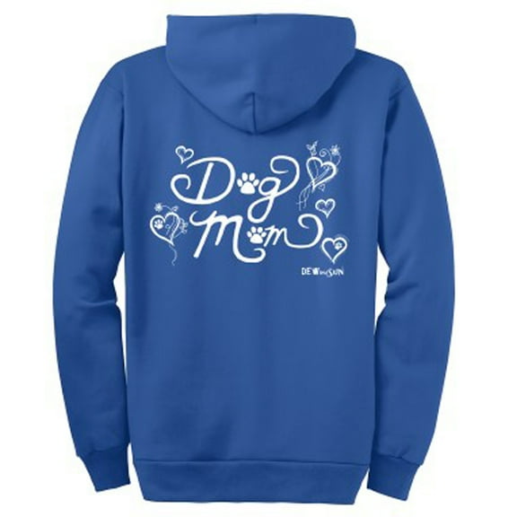 Dog Mom Women's Full Zip Hoodie, Jacket Dog Momma
