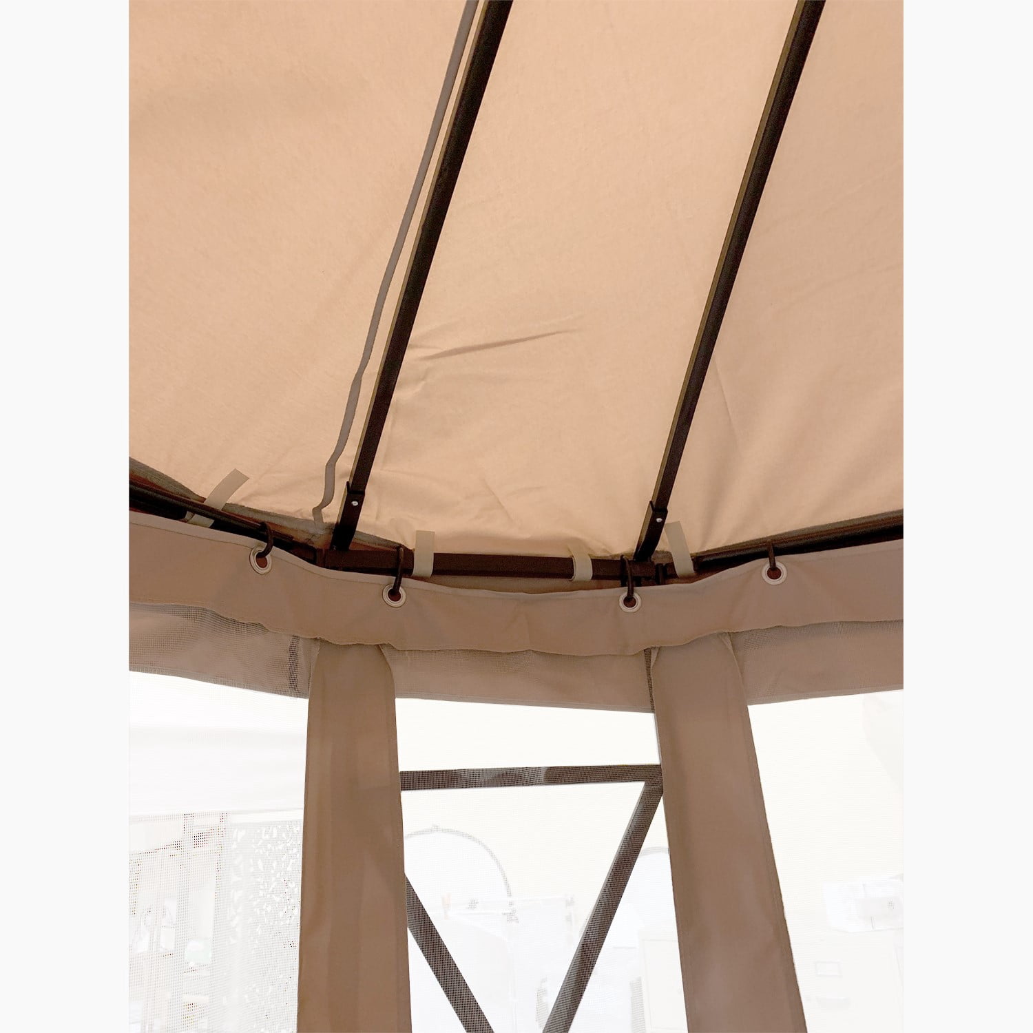 Garden Winds Replacement Canopy Top Cover for Alton Heights Gazebo - RipLock 350