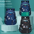 thumbnail image 2 of Mochila escolar para estudiantes de primaria, grado masculino 1-3-6, moderna, ligera, reducción de carga, protección de la columna vertebral, gran capacidad, mochila para niños, mochila, mochila para, 2 of 6